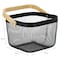 Simplify Storage Tote, 9-21/25 in L x 9-9/20 in W x 9-21/25 in H, Black, Metal 30150-BLACK - alternate 3